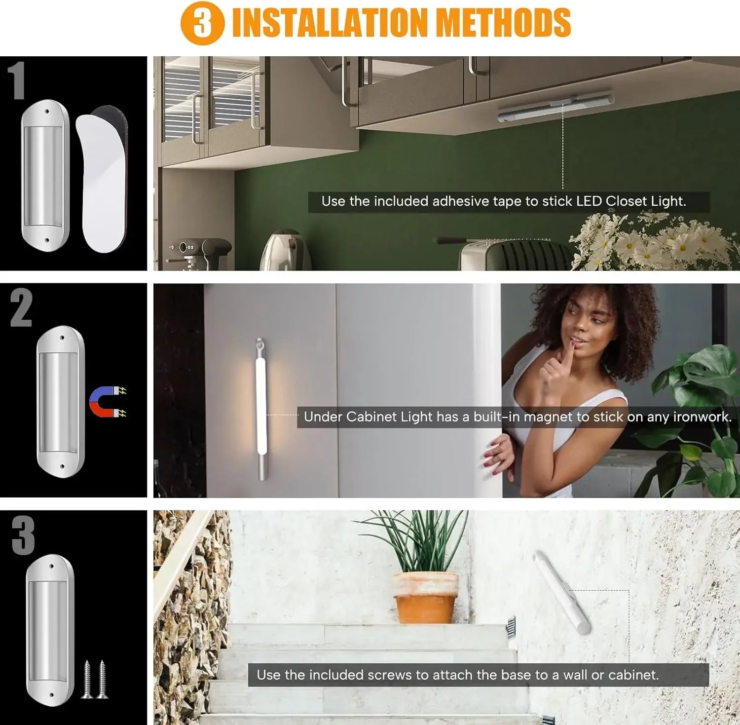 Xiaomi 40cm 3000mAh Magnetic Sensor LED Night Light