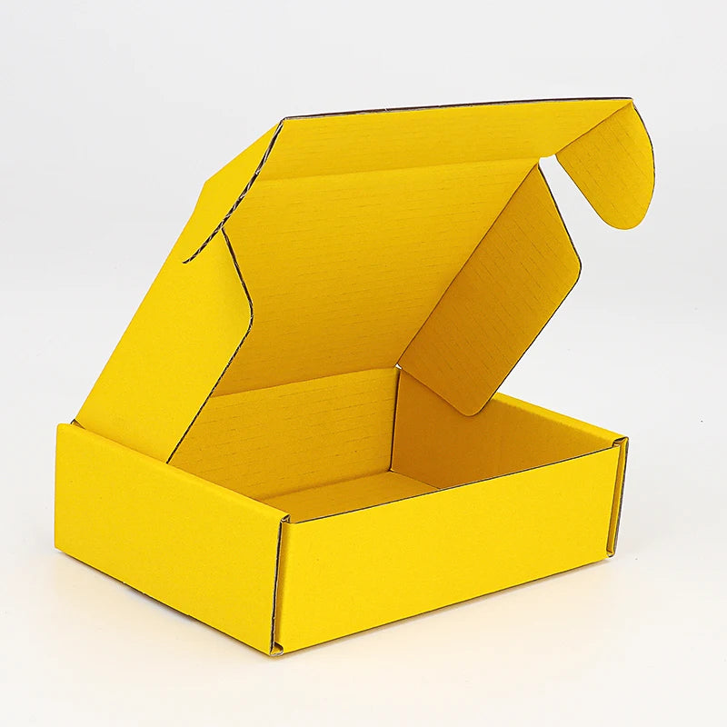 Dicke Faltschachtel, dreilagiger Karton, 10er-Packung in verschiedenen Farben