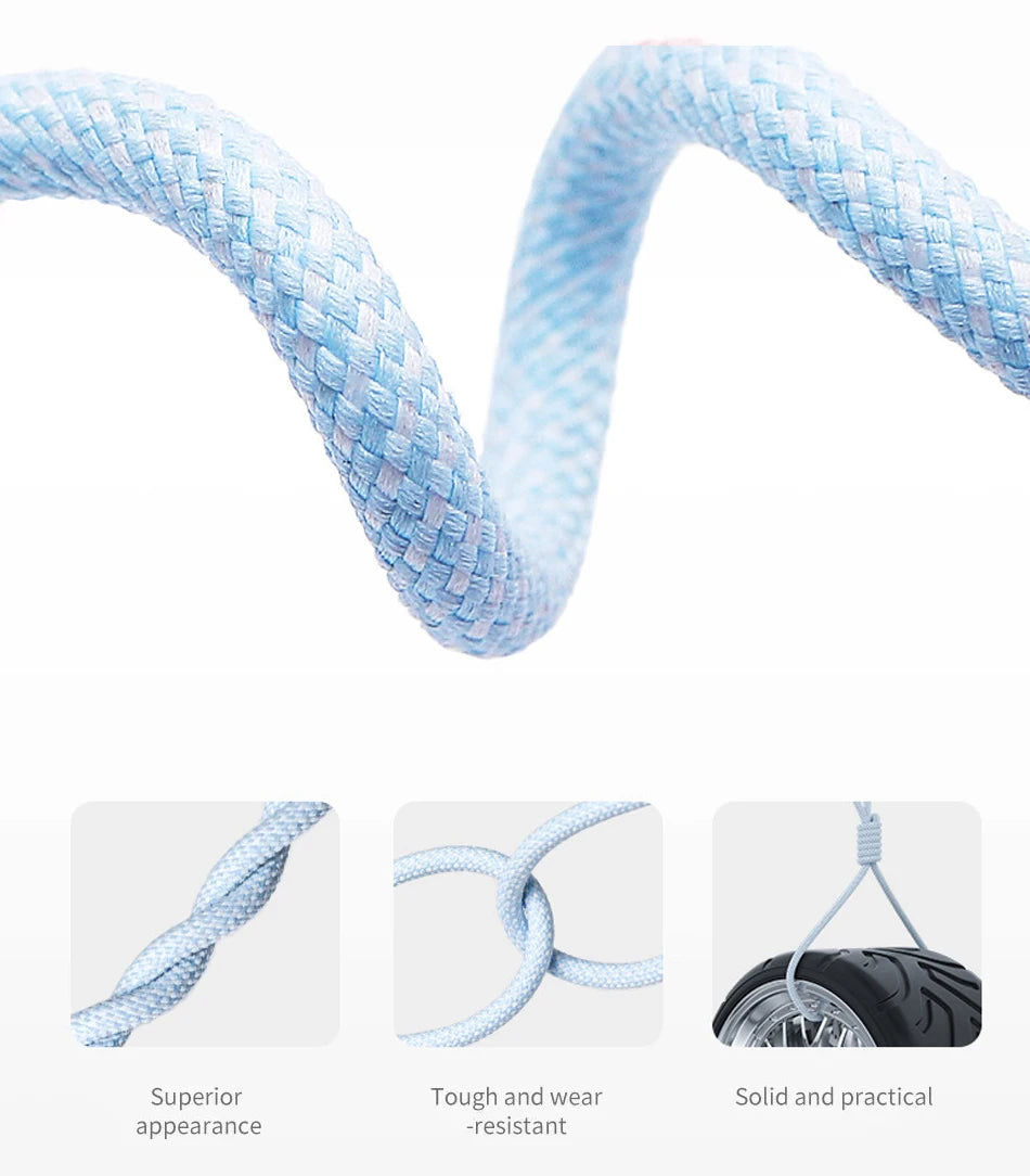 Vumpach Câble USB C Tressé 60W 6A Charge Rapide Type C