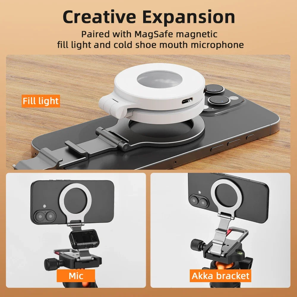 Flymile Support Téléphone Magnétique Mousqueton MagSafe Aluminium