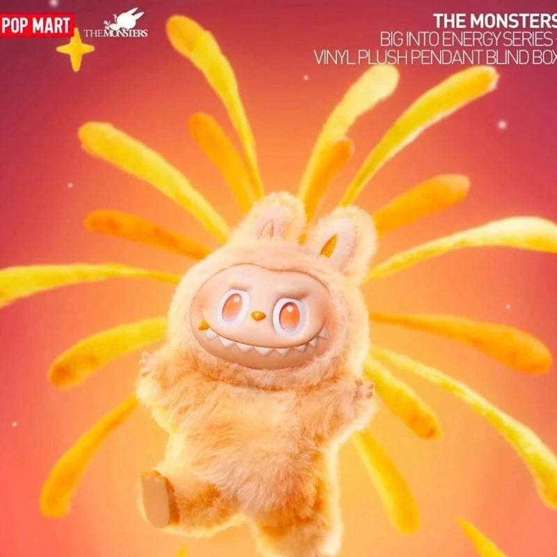 Pop Mart Labubu Big Into Energy Plüsch-Schlüsselanhänger 17 cm