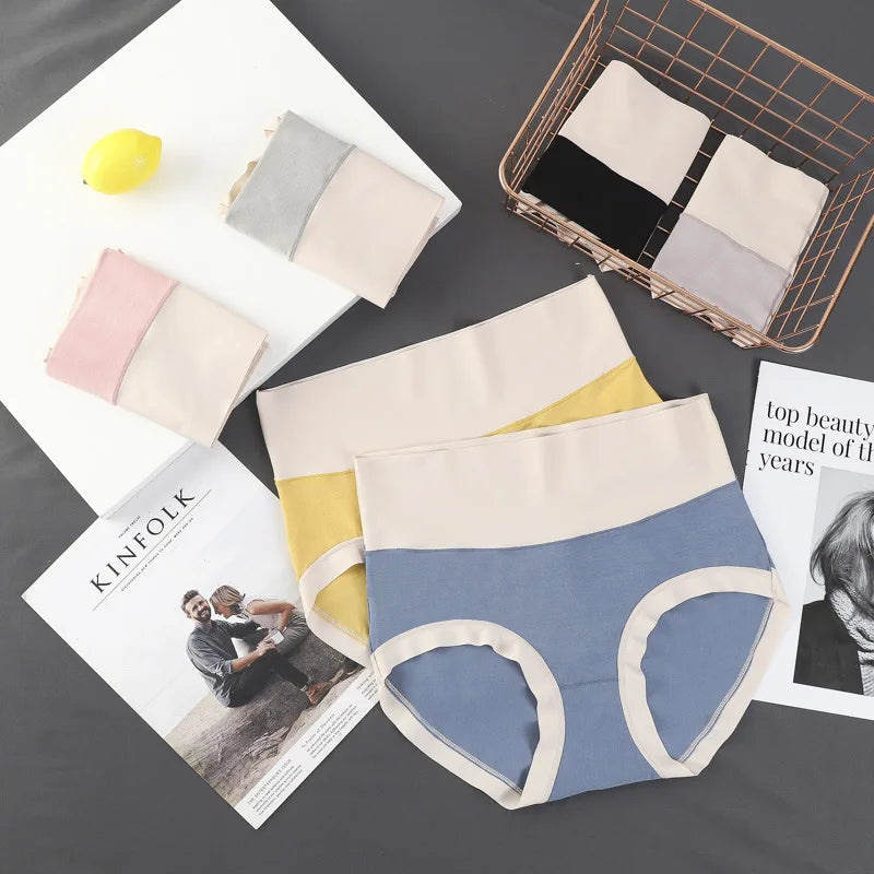 Culotte Femme Modal Taille Haute Patchwork Confort