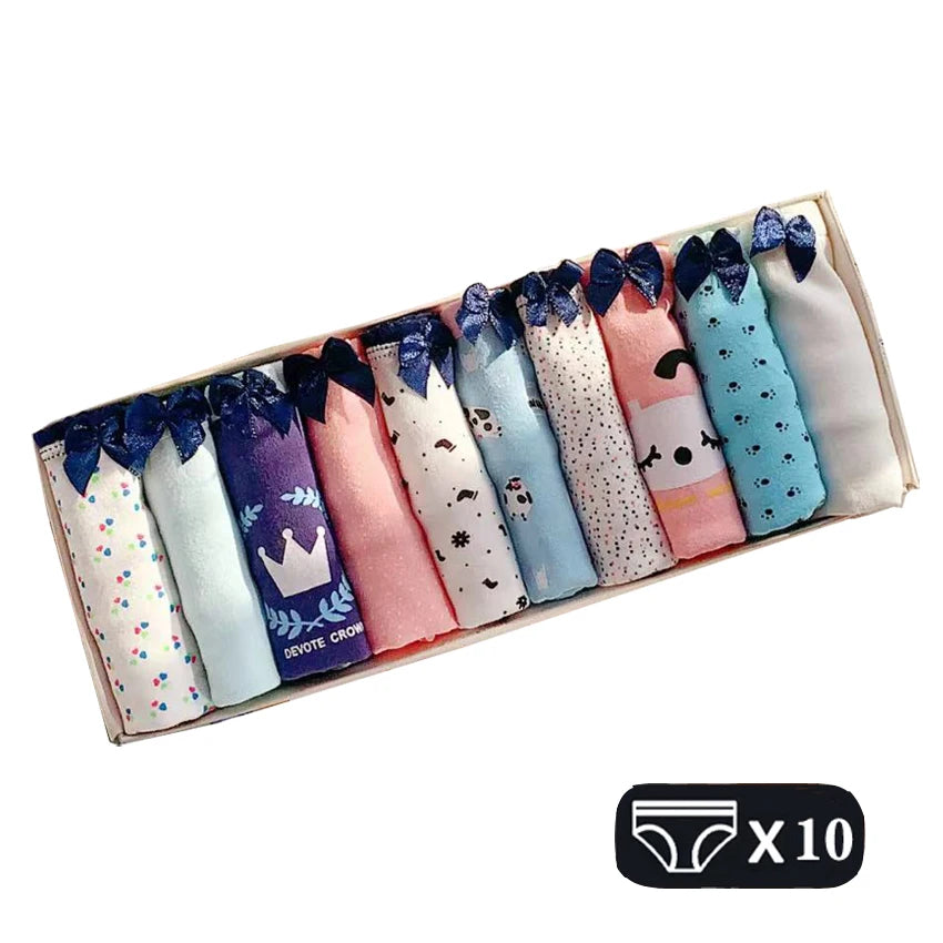 Jog MCERG Culotte Femme Coton Élasthanne Doux Lot de 10