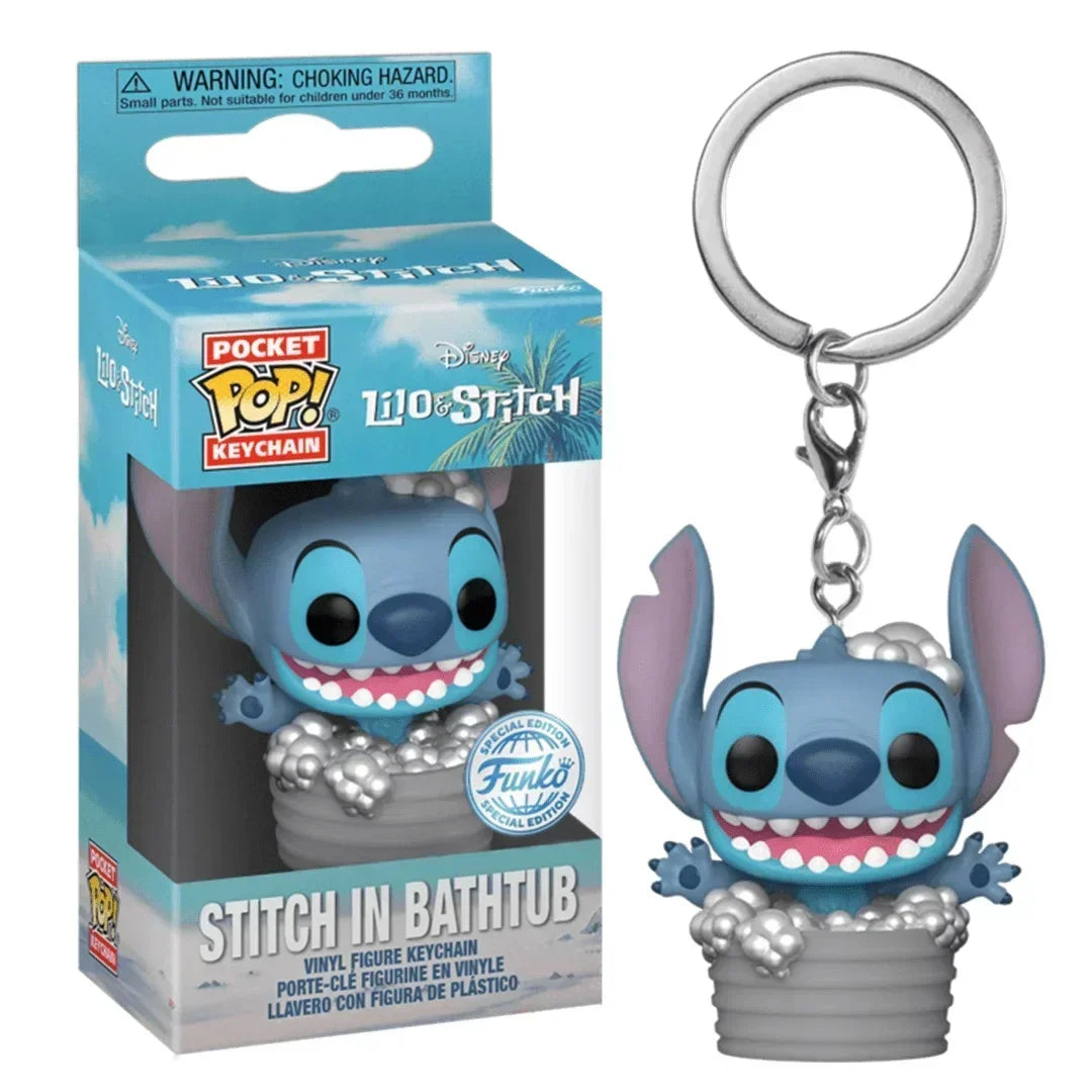 FUNKO POP Disney HULA STITCH ELVIS SLEEPING STITCH dans la baignoire été STITCH porte-clés jouet TIKI STITCH LILO SCRUMP porte-clés jouets by LSDLBoutique.ch
