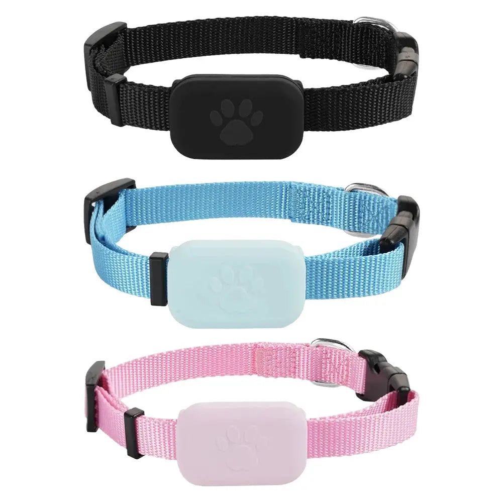 Traceur GPS pour animaux de compagnie avec collier réglable