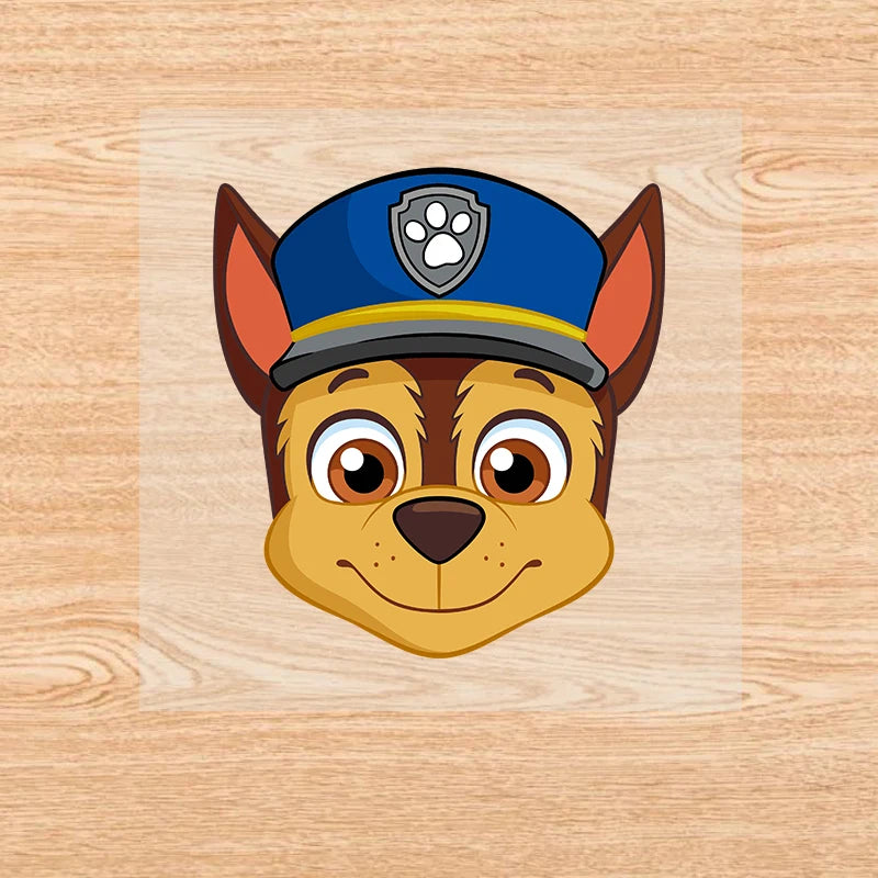 PAW Patrol-Autocollants de vêtements de dessin animé mignons, fer sur des patchs, autocollants de transfert de chaleur Anime Kawaii, cadeau de bricolage cool, fête de vacances by LSDLBoutique.ch