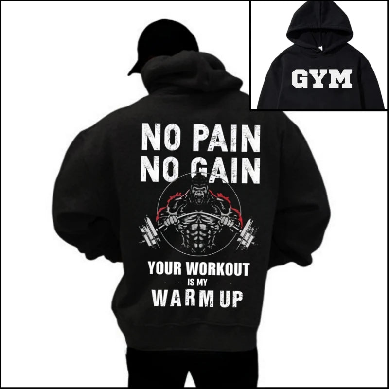 Sweat à Capuche Homme Polaire Doublure Confort Noir