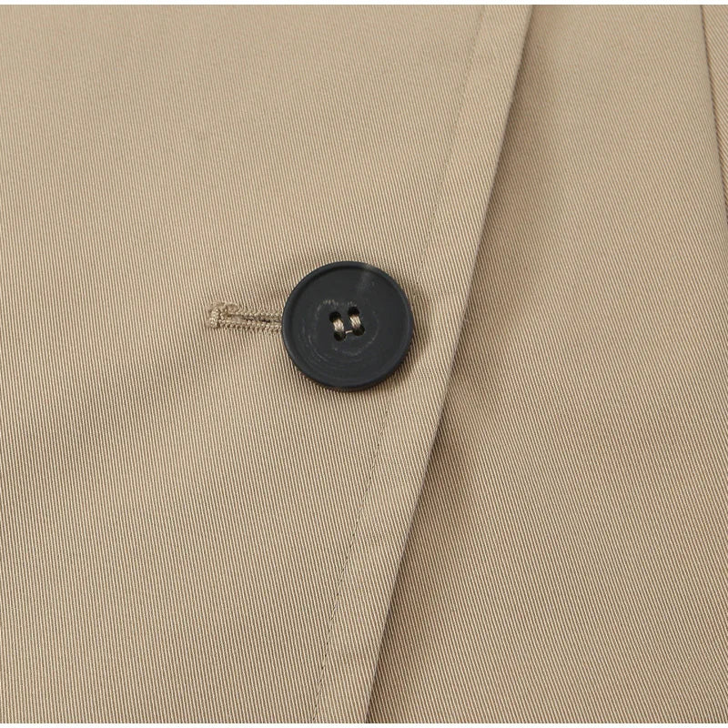 Nonen Veste Pilote Femme Polyester Marron Fermeture Éclair Revers Ample