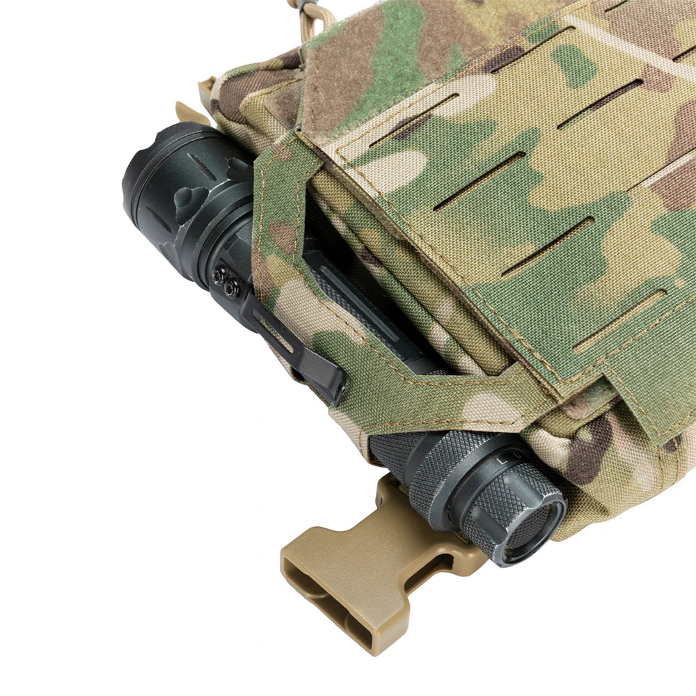 Spanker Taktische Brusttasche, Tarnmuster, Nylon Cordura, MOLLE