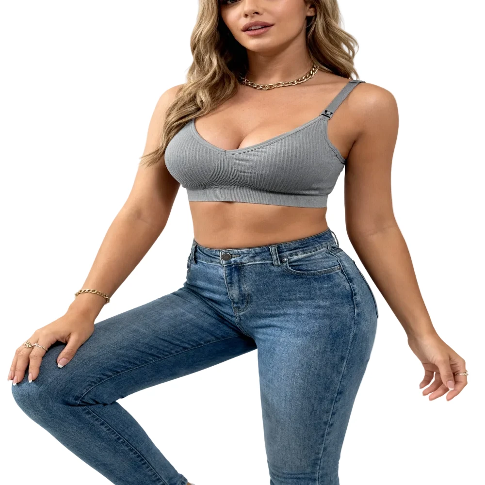 Les Secrets De Léa Limited Edition Zip-Up Nursing Bra in Polyamide