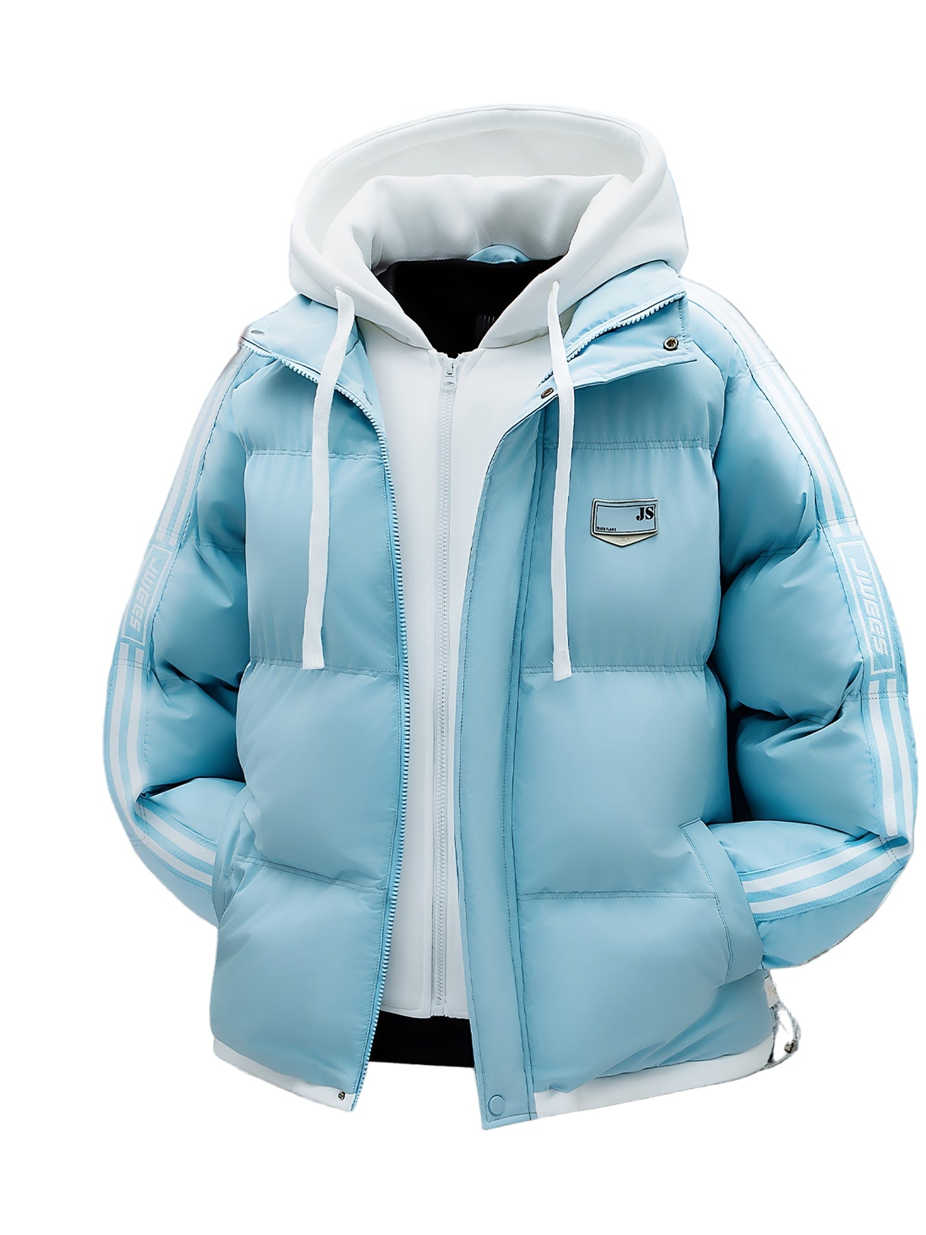 Manteau D’Hiver Capuche Pour Homme Fermeture Éclair Ultra Chaud Et Confortable Polyvalent by LSDLBoutique.ch