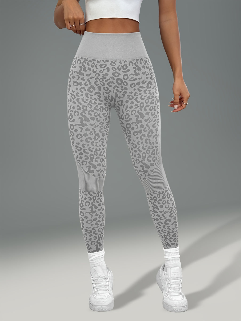 Legging Femme Imprimé Léopard Taille Élastique Antidérapant Stretch Respirant Pour Yoga Et Sport by LSDLBoutique.ch