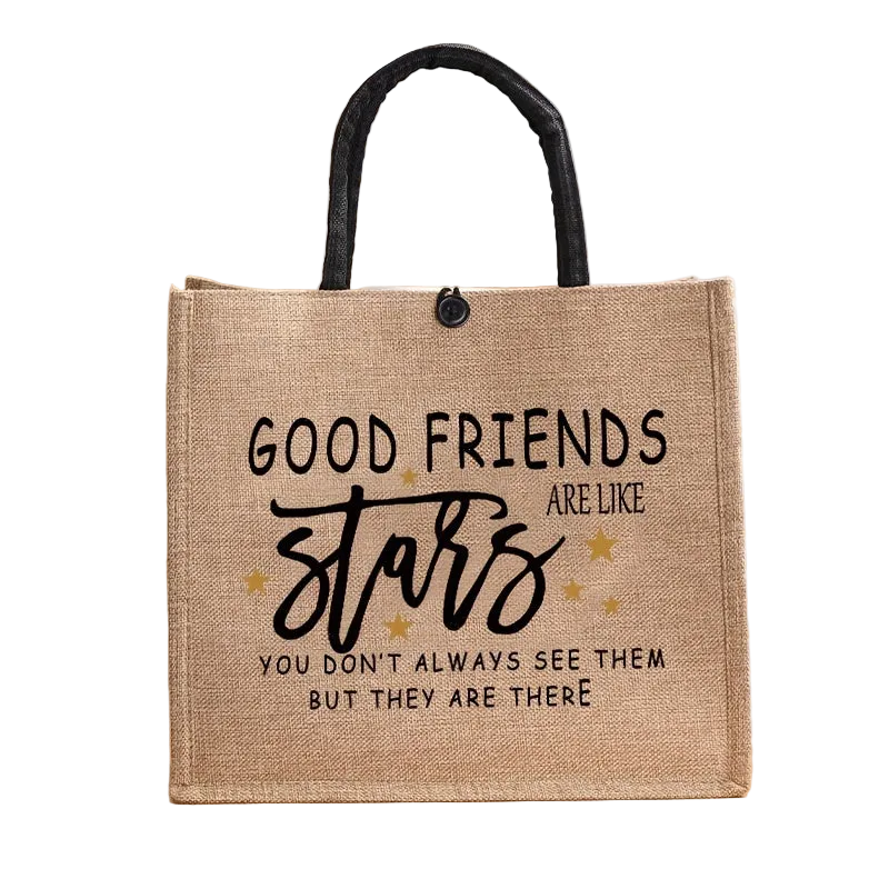 Tragetasche aus Jute-Canvas