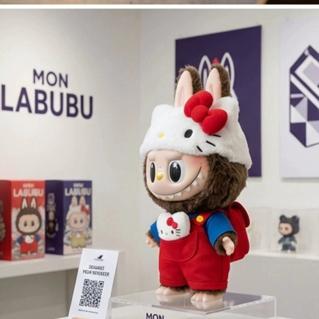 POP MART - Labubu Hello Kitty – Peluche Vinyle 38 cm - LSDLBoutique