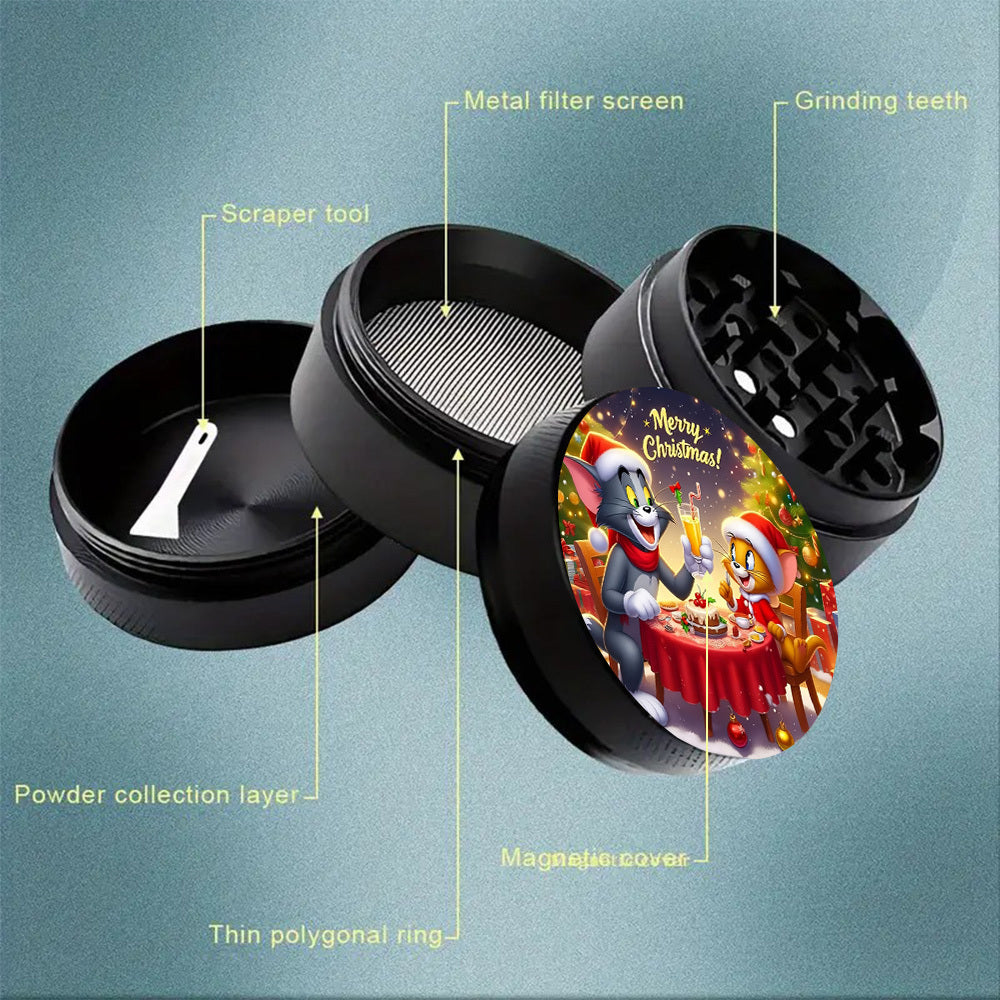 Grinder WB Cartoon Tom & Jerry Zinc 4 Couches Solide by LSDLBoutique.ch