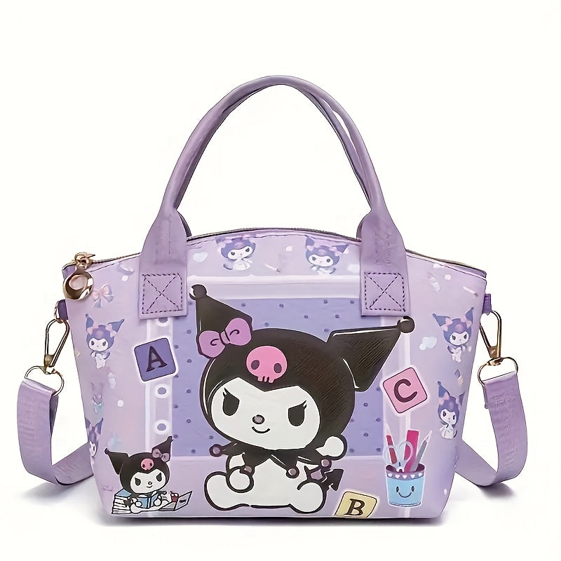 Sac Bandoulière Femme Sanrio Grand Format Avec Multiples Poches Zippées Léger Pour Sorties Quotidiennes Kawaii by LSDLBoutique.ch
