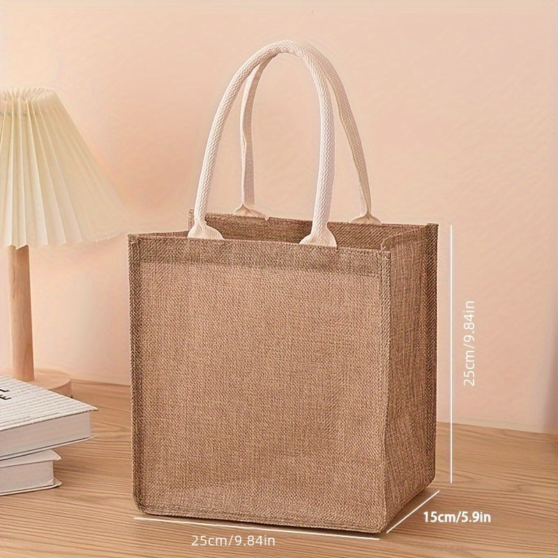 SunnyHemp – Ensemble de Sacs en Chanvre Jaune, Fait Main avec Poignées Doubles by LSDLBoutique.ch