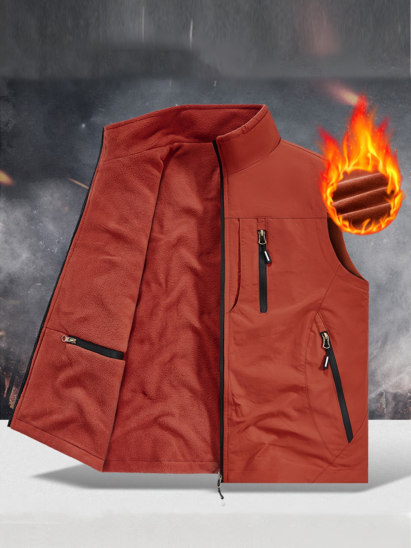 NordTrail – Gilet Réversible Homme Multi-Poches, Coupe Regular by LSDLBoutique.ch