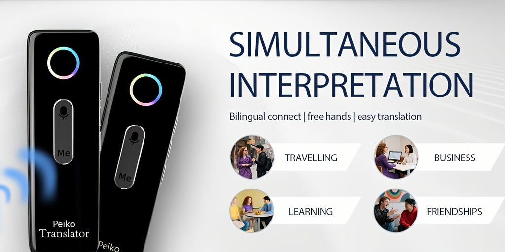 Langogo Portable Language Translator Device – Traducteur Instantané 2-Voies, 136 Langues by LSDLBoutique.ch