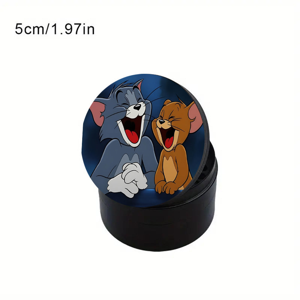 Grinder Tom & Jerry 4 Couches Zinc Manuel Portable by LSDLBoutique.ch