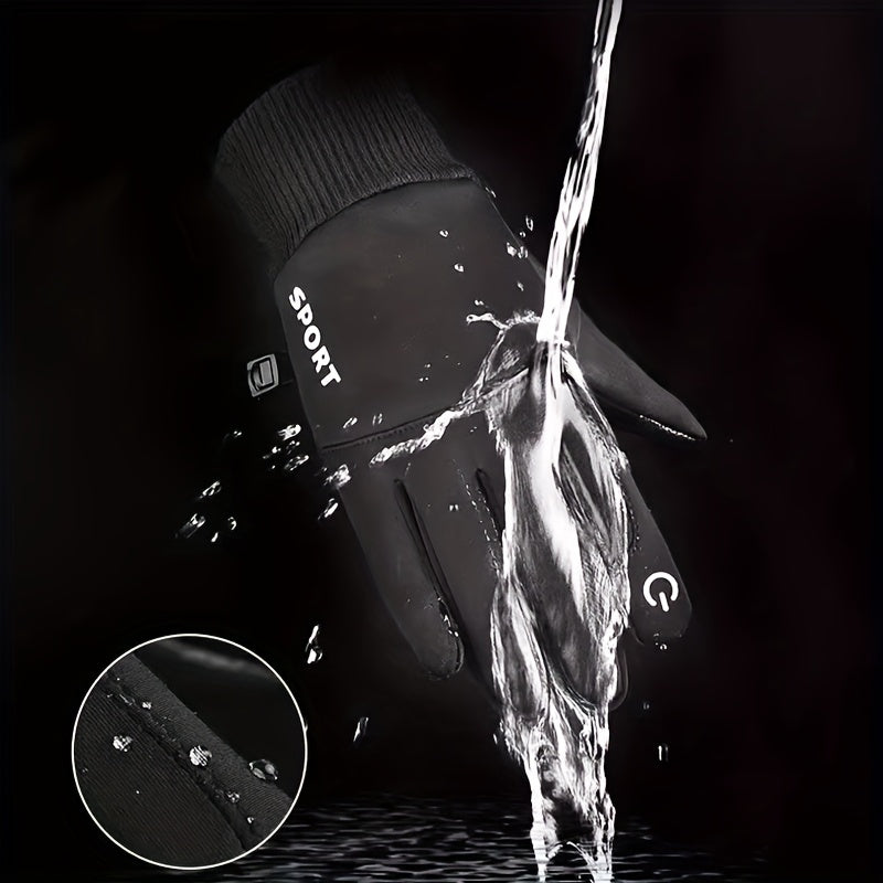 Set Hiver 2 Pièces Cagoule Et Gants Épais Unisexe Noir Pour Sports De Plein Air Et Trajets Quotidiens Chaud Léger by LSDLBoutique.ch