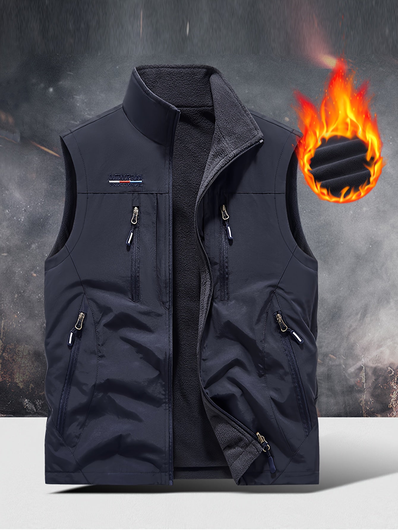 NordTrail – Gilet Réversible Homme Multi-Poches, Coupe Regular by LSDLBoutique.ch
