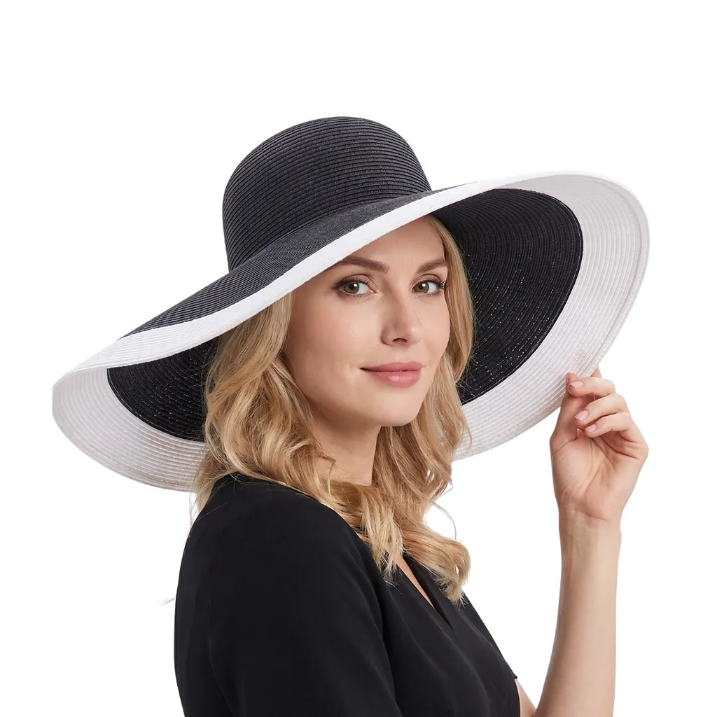 Chapeau de paille pliable à large bord – Lawliet A330
