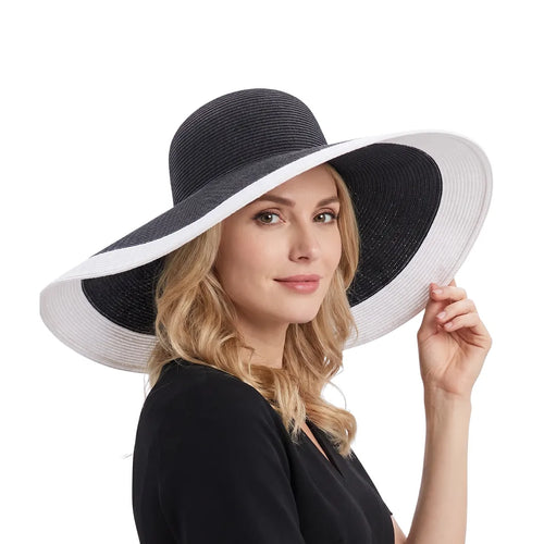 Chapeau de paille pliable à large bord – Lawliet A330