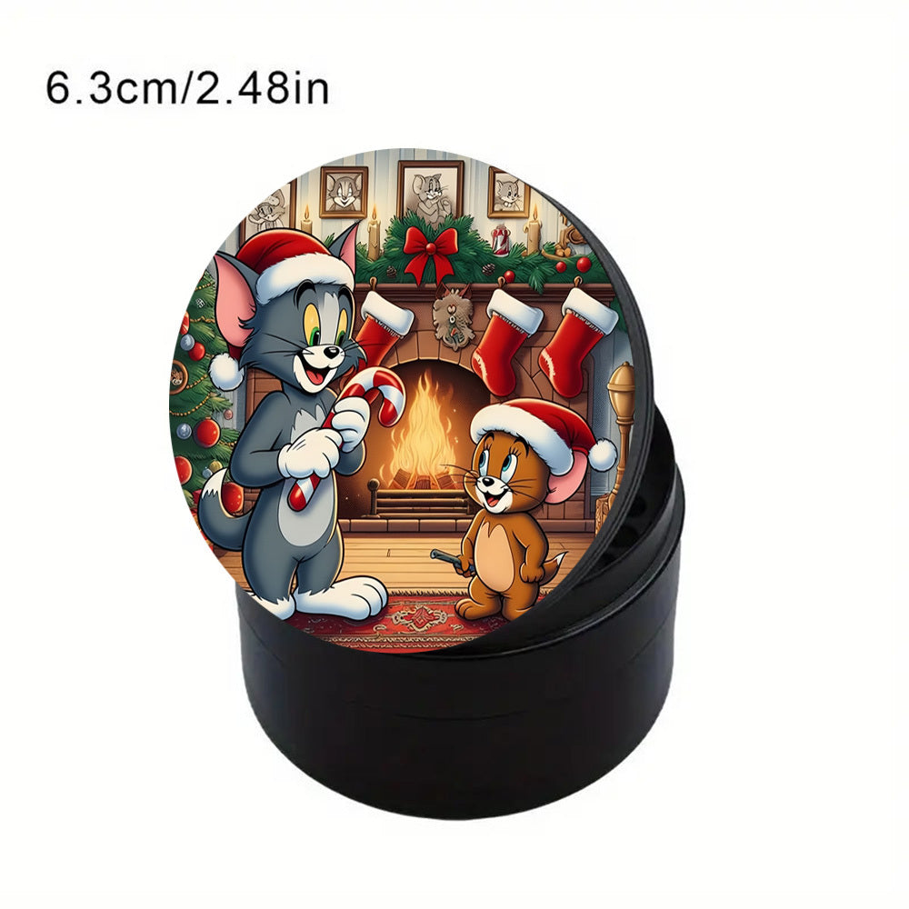 Grinder Tom & Jerry 4 Couches Zinc Manuel Portable by LSDLBoutique.ch