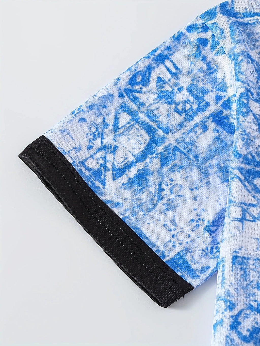 Personalisierbares Fußballtrikot und Shorts für Kinder – Hellblau