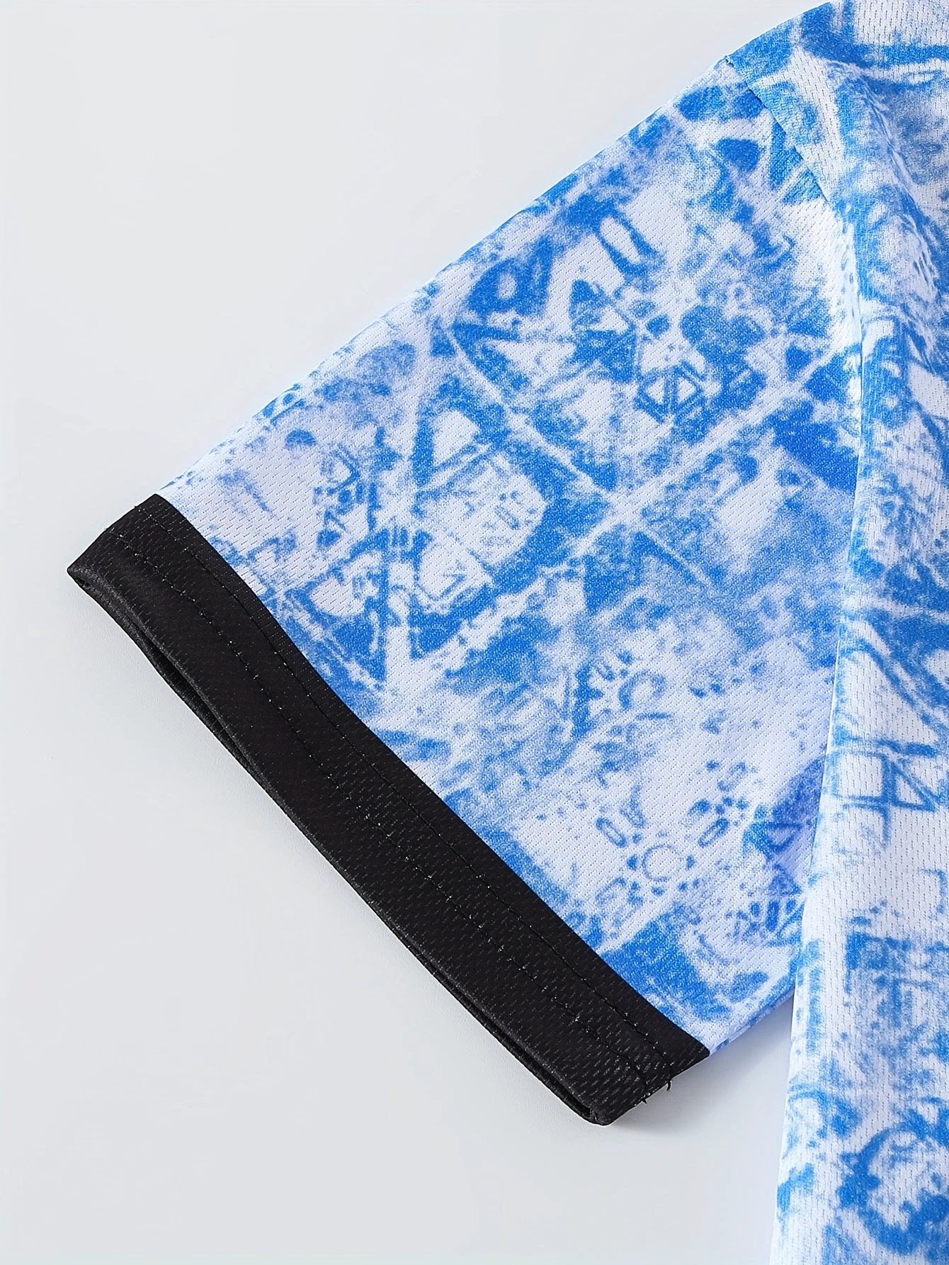 Personalisierbares Fußballtrikot und Shorts für Kinder – Hellblau