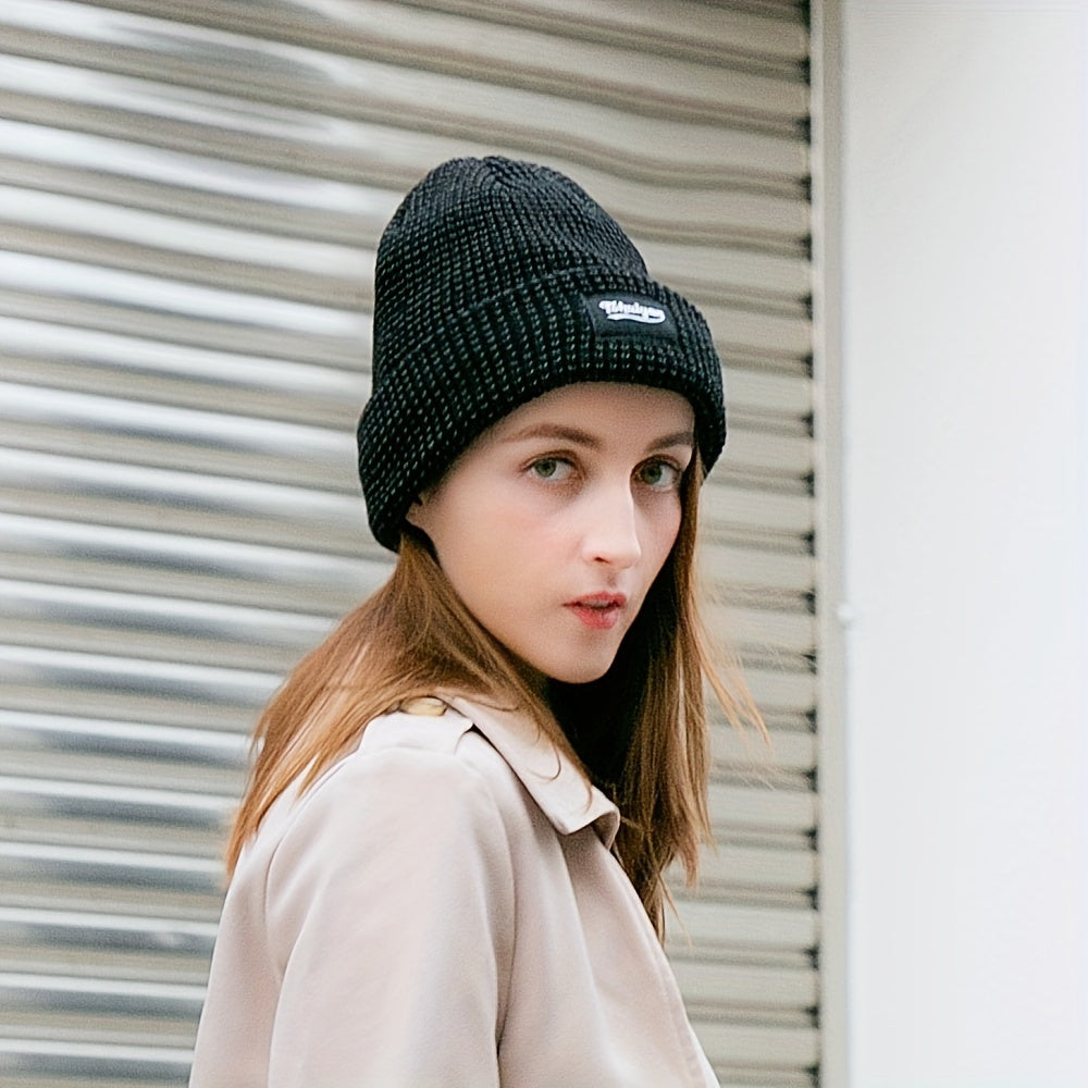 Bonnet Réfléchissant Hiver Unisexe Doublé Polaire Chaud Léger Confort Sécurité Idéal Neige by LSDLBoutique.ch