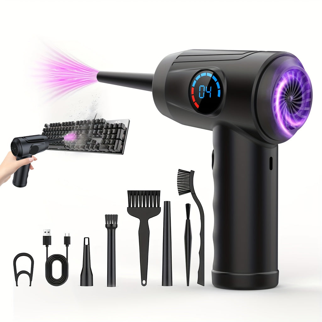 AeroDust – Souffleur d’Air Électrique Sans Fil 51000 RPM, 4 Vitesses & Écran LCD by LSDLBoutique.ch