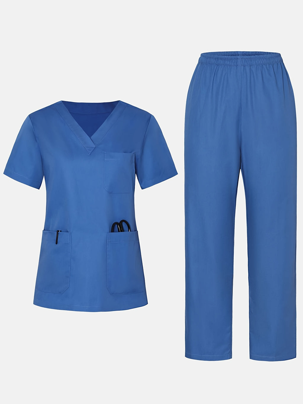 MedStyle – Ensemble Uniforme Col V Femme, Chemise et Pantalon by LSDLBoutique.ch