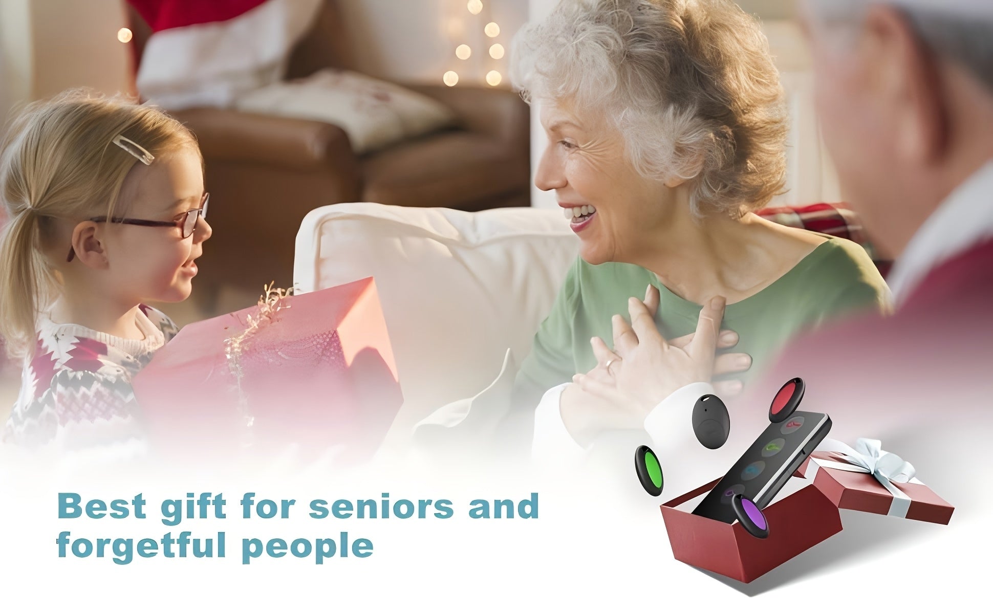 FindKey – Localisateur d’Objets avec Télécommande et 4 Récepteurs LED by LSDLBoutique.ch