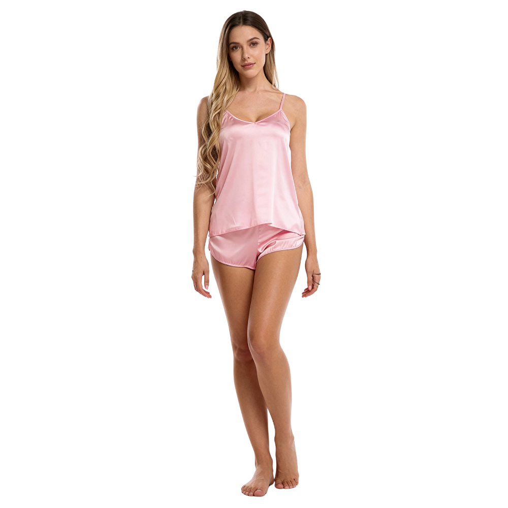 Alluring Sleepwear Deep Neck Elegant Nightwear by Les Secrets de Léa