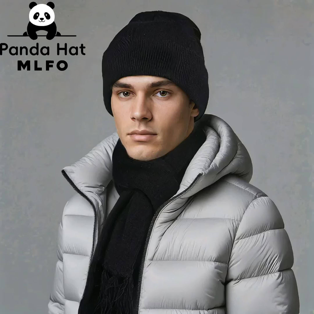 Ensemble Hiver 3 Pièces Bonnet Gants Écharpe Tricotés Confort Léger Acrylique 100 Pourcent Isolation Chaude MLFO by LSDLBoutique.ch