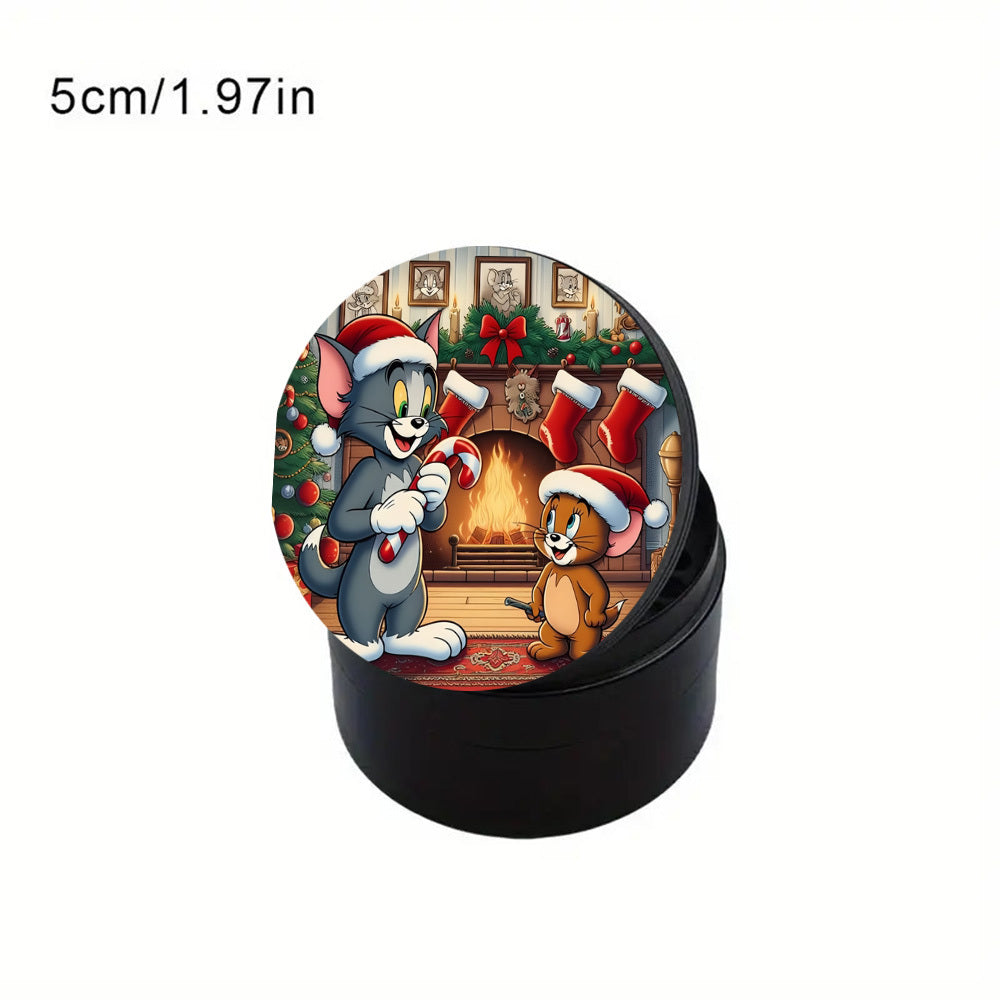 Grinder Tom & Jerry 4 Couches Zinc Manuel Portable by LSDLBoutique.ch