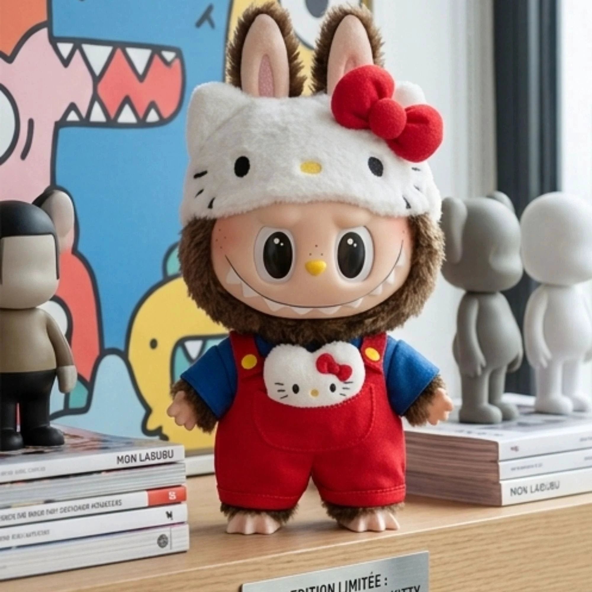 POP MART - Labubu Hello Kitty – Peluche Vinyle 38 cm - LSDLBoutique