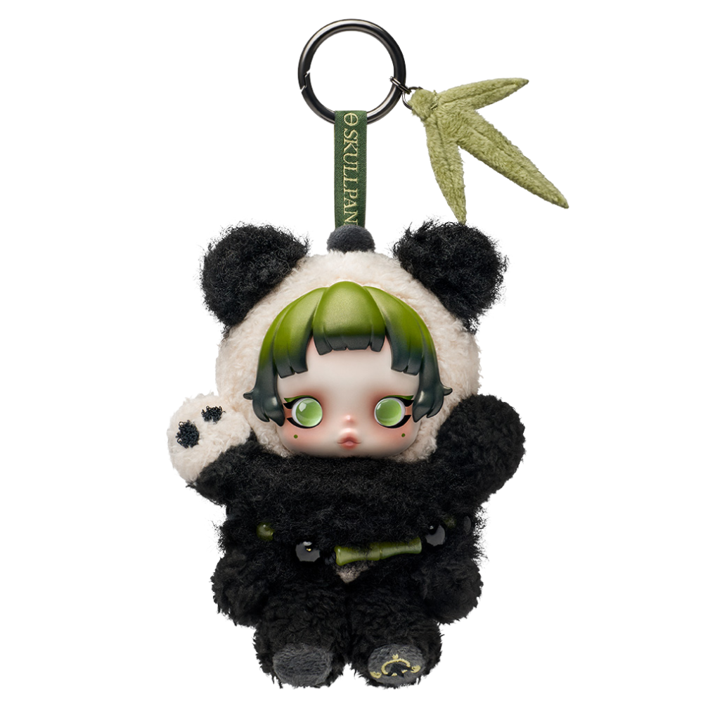 POP MART SKULLPANDA Lazy Panda Plüsch-Anhänger — Limitierte Edition
