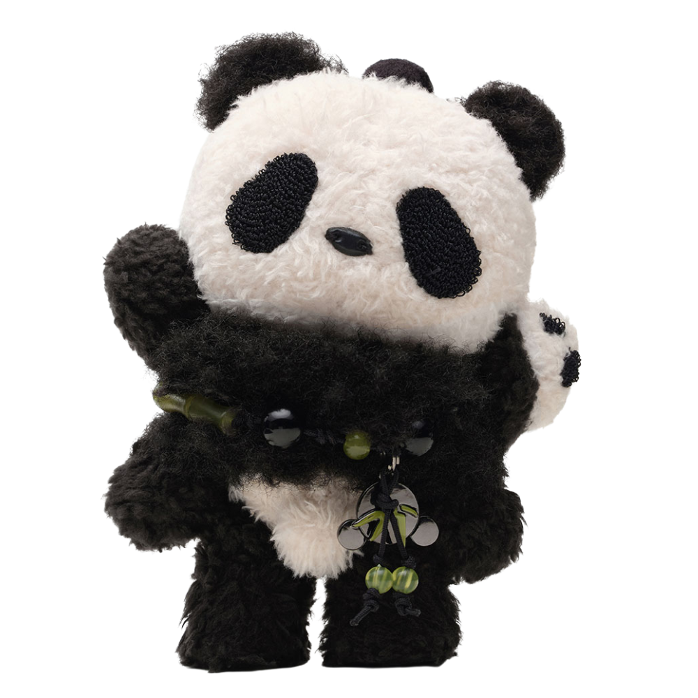 POP MART SKULLPANDA Lazy Panda Plüsch-Anhänger — Limitierte Edition