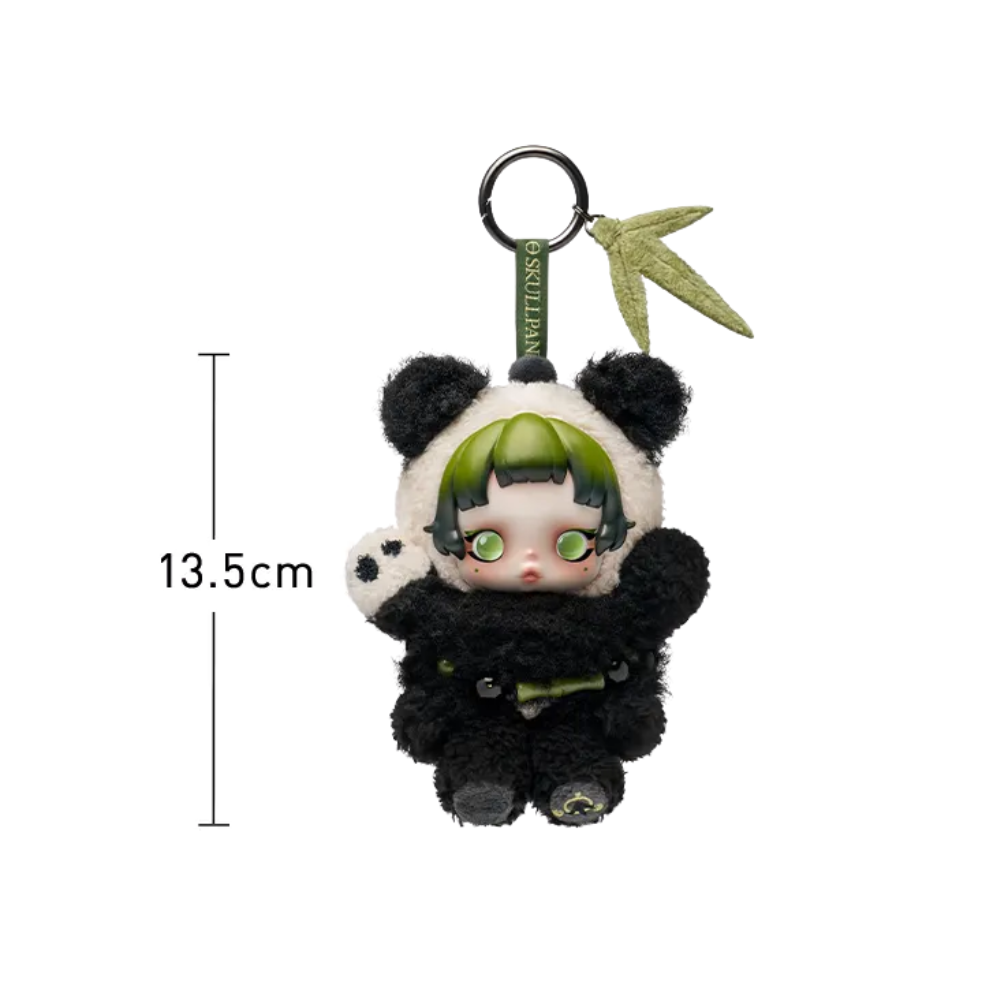 POP MART SKULLPANDA Lazy Panda Plüsch-Anhänger — Limitierte Edition