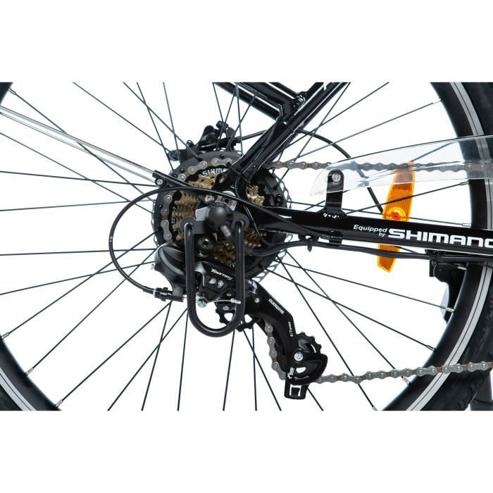 Elektrisches Stadtfahrrad 26" Shimano 7-Gang Scheibenbremsen – E.26.2