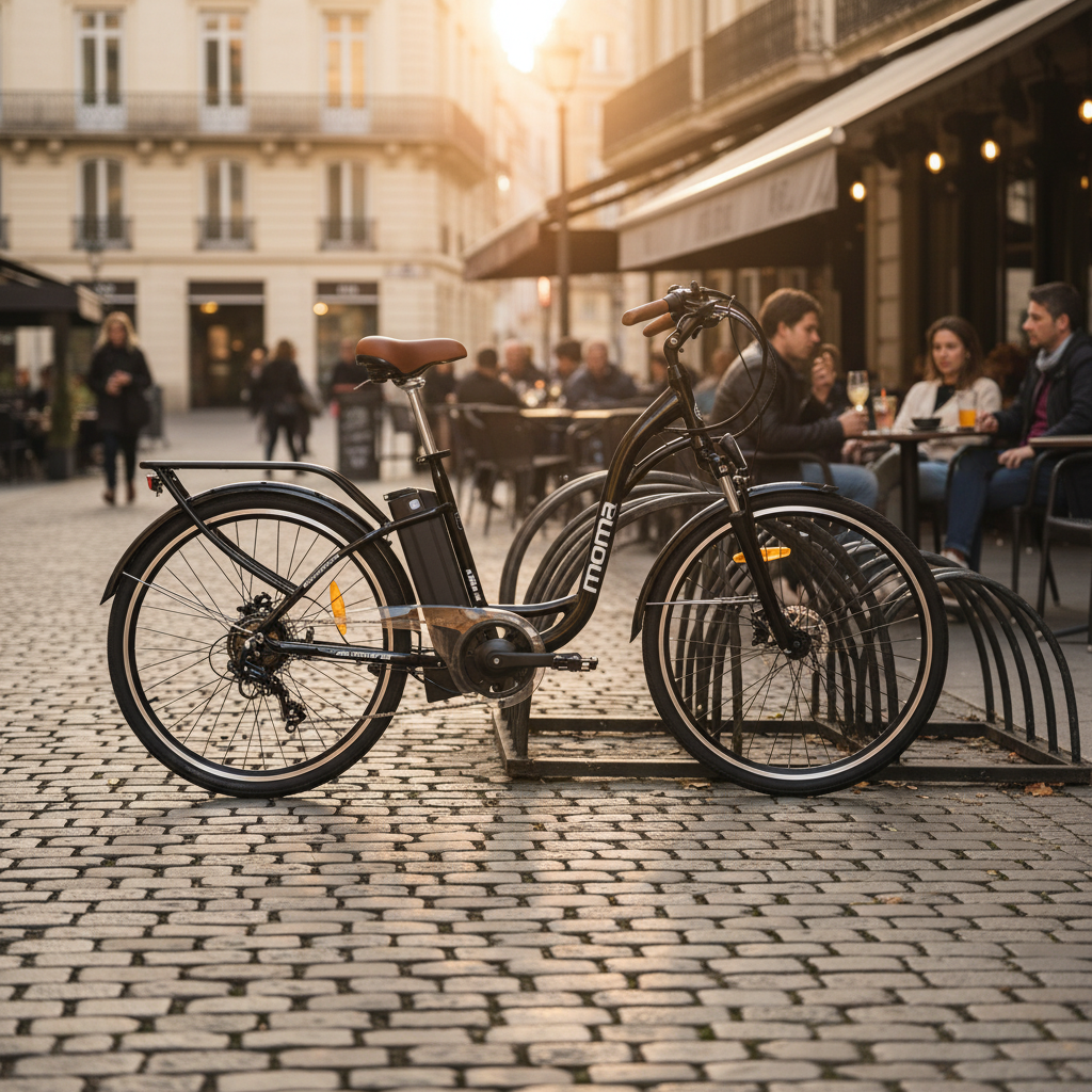 Elektrisches Stadtfahrrad 26" Shimano 7-Gang Scheibenbremsen – E.26.2