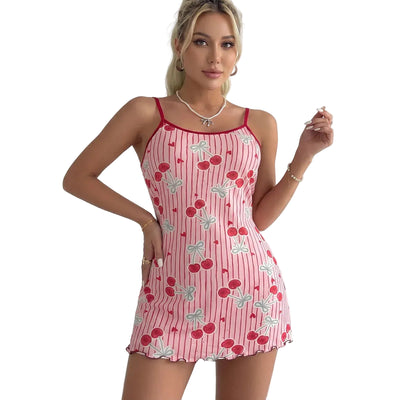 Cherry short nightdress