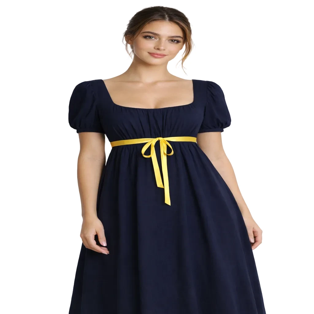 Robe longue style Regency - Tea Dress